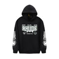 RHUDE Hoodie Racing‑Inspired Streetwear Hooded Sweatshirt