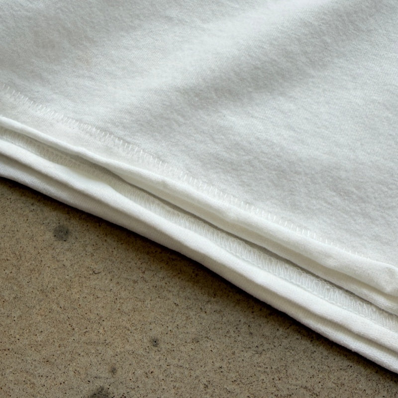 Unisex Vintage T Shirts Saint x Hiroshi Fujiwara "IT'S A START" Limited Collaboration — Authentic-spec 320g heavyweight fabric (retaining weight after washing); vintage single-stitch and blind-stitch construction; garment-dyed with enzyme-abrasion wa
