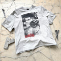 Unisex Vintage T Shirts "Don't Cry, the Game Isn't Over Yet" Limited Edition Heavyweight Washed T-Shirt — Features "Heaven & Earth" stitching and single-needle construction, a specialized garment-dyed enzyme/abrasion wash process, a