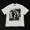 Unisex Vintage T Shirts "Punk Lives Forever" Limited Edition – West Coast Street/Graffiti/Hip-Hop Style High-Street Short-Sleeve Tee; Heavyweight fabric with distressed wash finish; White ink direct-to-garment (DTG) print.