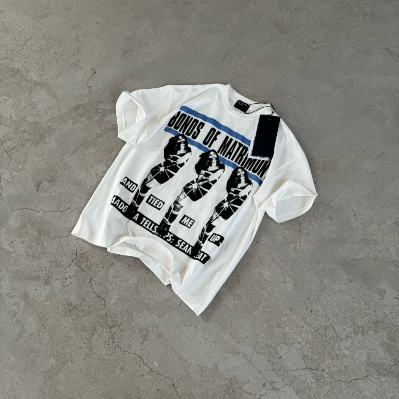 ERD T Shirts Trendy blue letter print