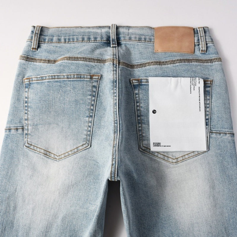 Purple brand Jeans High-quality pure cotton streetwear trousers line