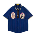 Unisex vintage T-shirt Polo shirt with a stand-up collar