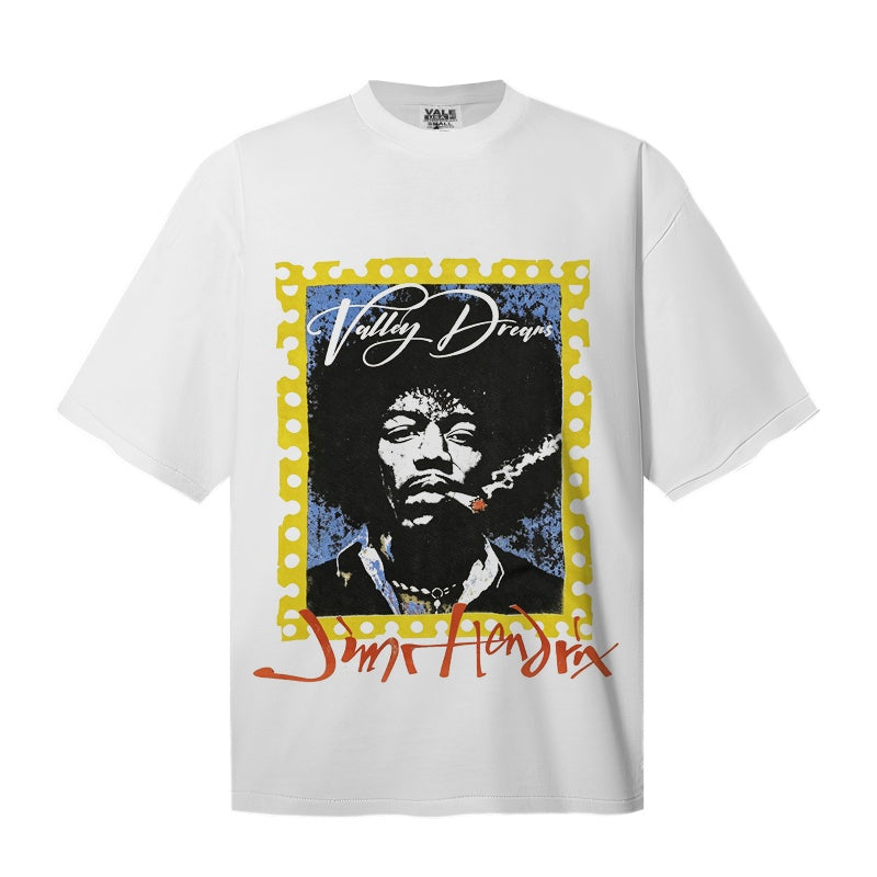 Saint Michael T Shirts Retro Rock Star Film Strip Frame Portrait Signature Graphic