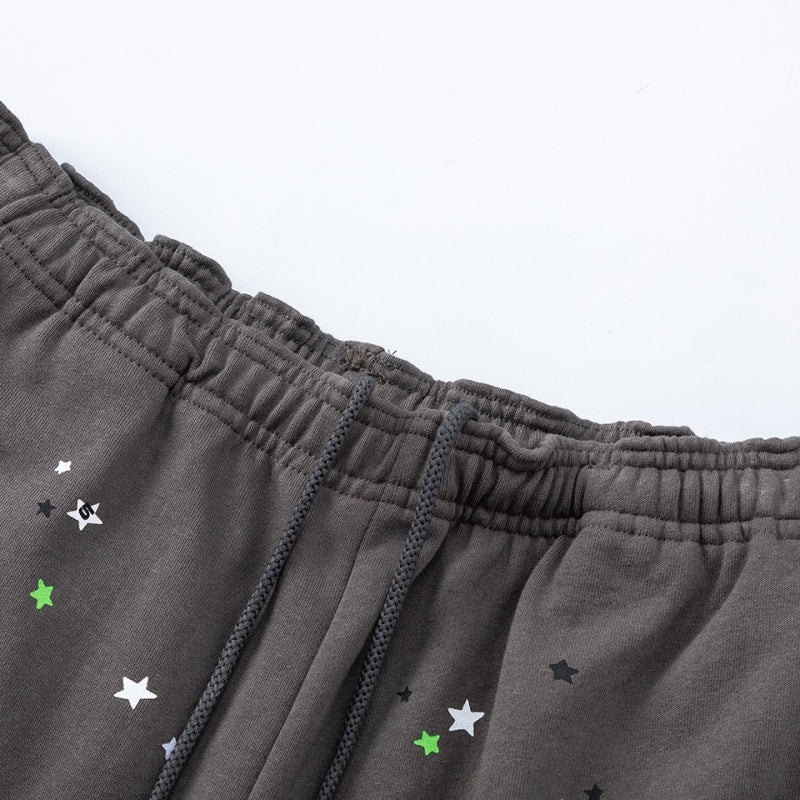 Spiderweb sweatpants High-quality pure cotton for autumn and winter Camouflage