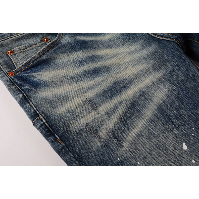 purple brand jeans Pure Cotton High Street Trend