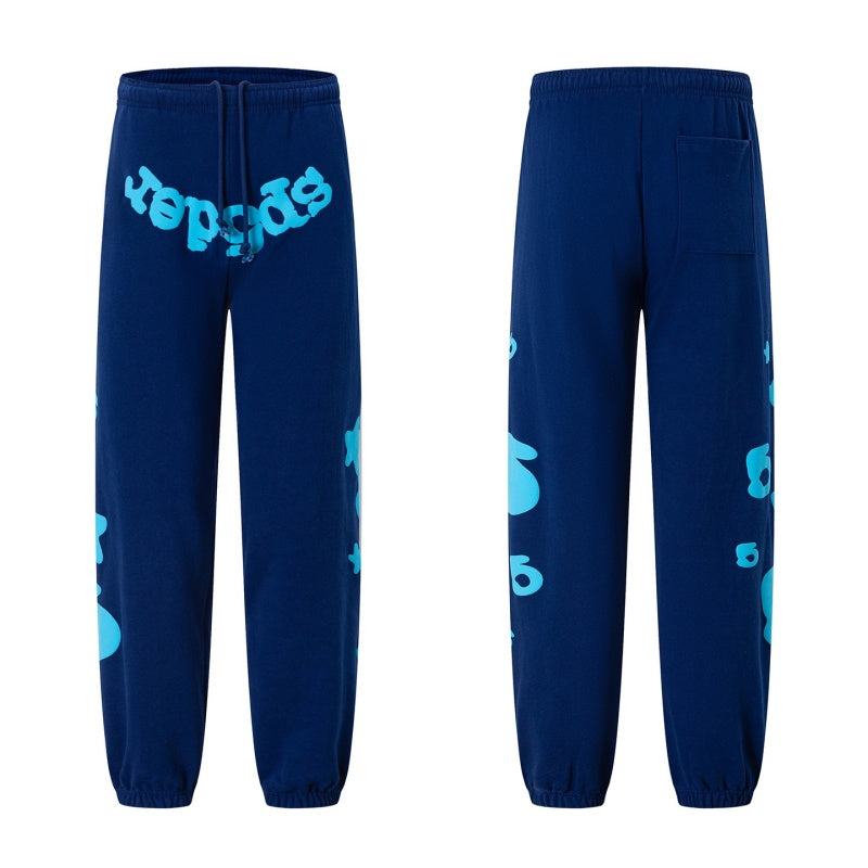 Spiderweb sweatpants High-quality pure cotton for autumn and winter Camouflage