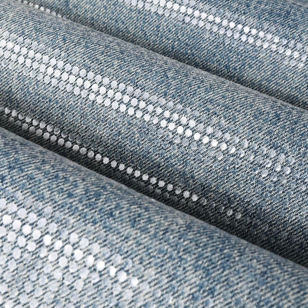purple brand jeans Rhinestones #103