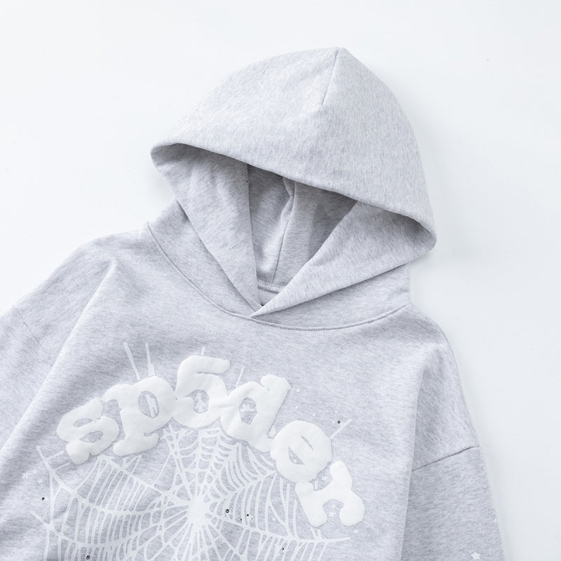 Spiderweb hoodie High-quality pure cotton for autumn and winter