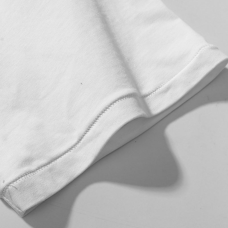 Saint Michael T Shirts White Oversized Daily Mirror Never Again Balaclava Mask Front Print