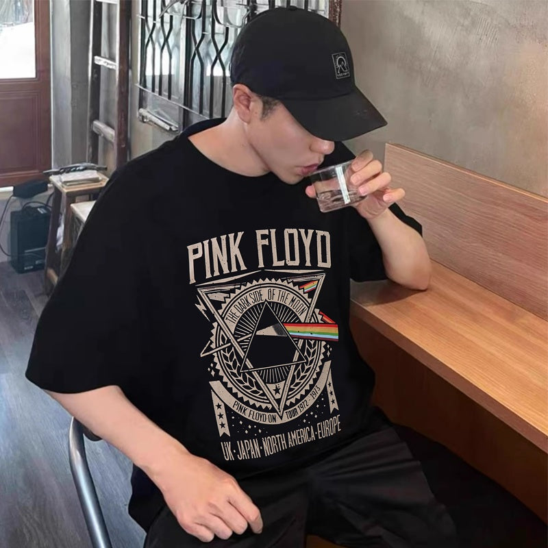 Mens T-shirt Vintage Vintage Pink Floyd rock print