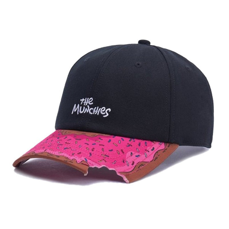 Trendy flat brimmed snapback hatsfall and winter cartoon difuzed