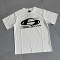 Vintage-style American T-shirt Swirl Aero Speed Emblem Graphic