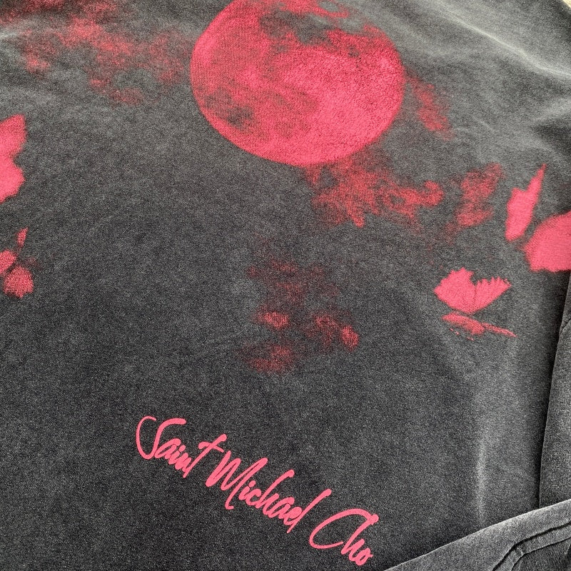 Unisex Vintage T Shirts "Pink Planet" Limited Edition: Heavyweight, Distressed, and Acid-Washed High-Street Retro Style