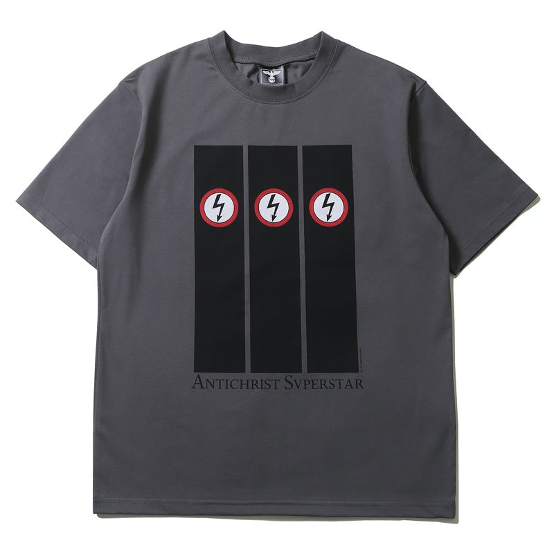 Mens T-shirt Vintage "Little Lightning" style worn by Kanye and Pharrell