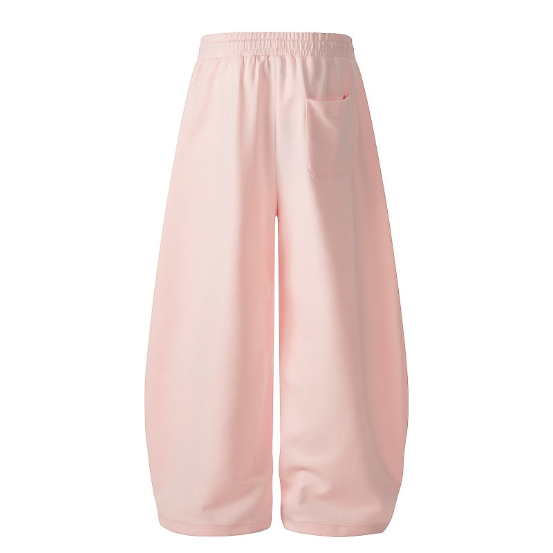 American-style streetwear harem pants Soft Candy Color Wide Balloon Pants