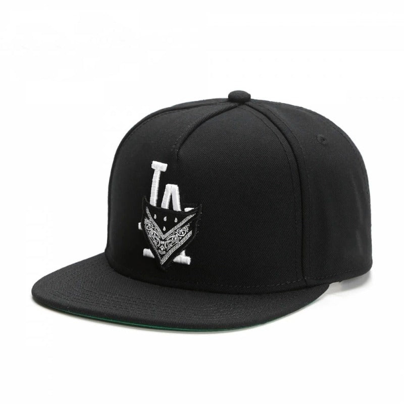 Trendy flat brimmed snapback hatsspring and summer sunshade breathable