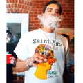 Mens T-shirt Fun brain print