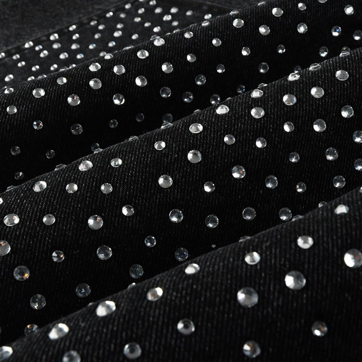 purple brand jeans Rhinestones #104