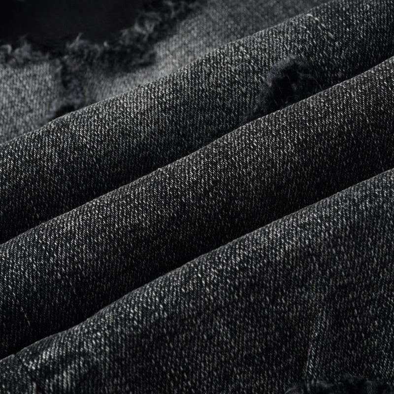 Purple brand Jeans High-quality pure cotton streetwear trousers Hole