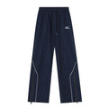 American-style streetwear harem pants Grey Navy Dual-Color Street Sport Bottoms