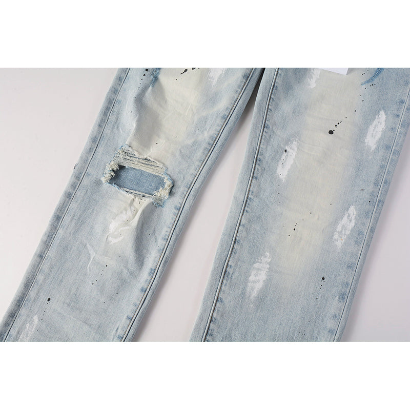 purple brand jeans Pure Cotton High Street Trend