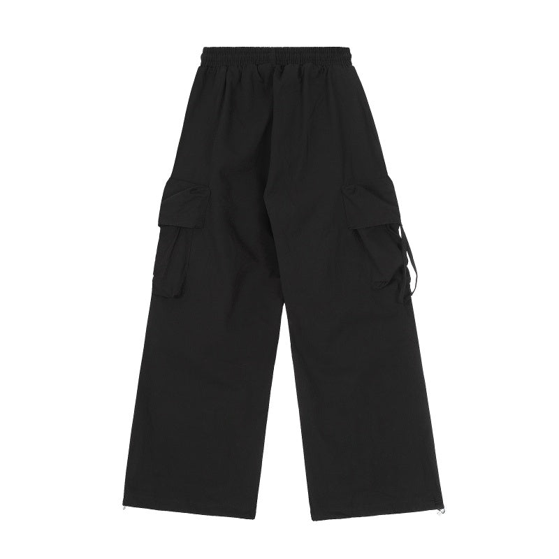 American-style streetwear harem pants Solid tone versatile streetwear bottoms