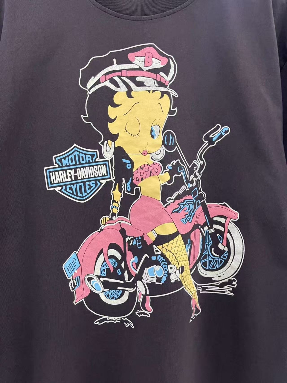 Vintage style washed summer wear T shirt