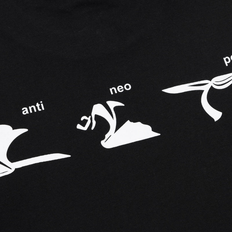ERD T Shirts Understated Dual-Side Monochrome Outline Casual Top