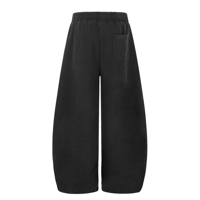 American-style streetwear harem pants British Flag Tongue Retro Music Wide Bottoms