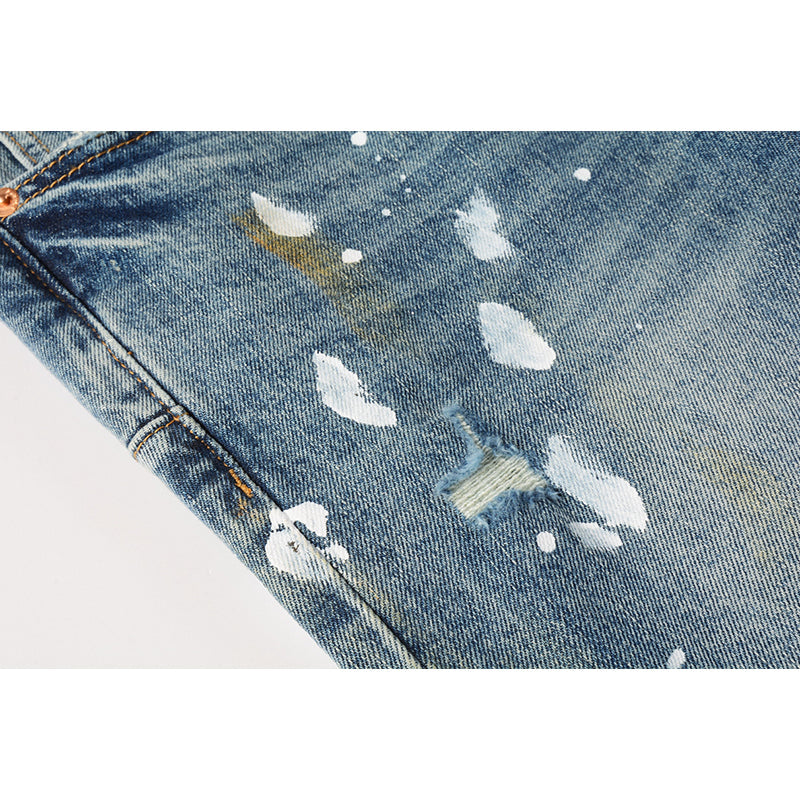 purple brand jeans Pure Cotton High Street Trend