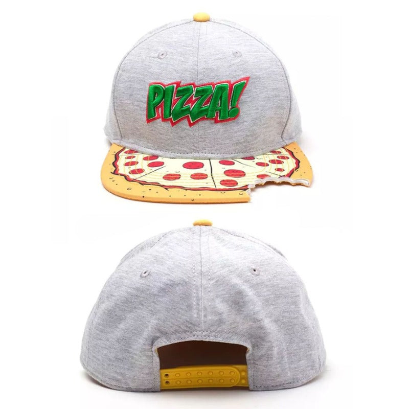 Trendy flat brimmed snapback hatsfall and winter cartoon difuzed