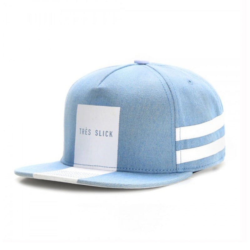 Trendy flat brimmed snapback hatsshade