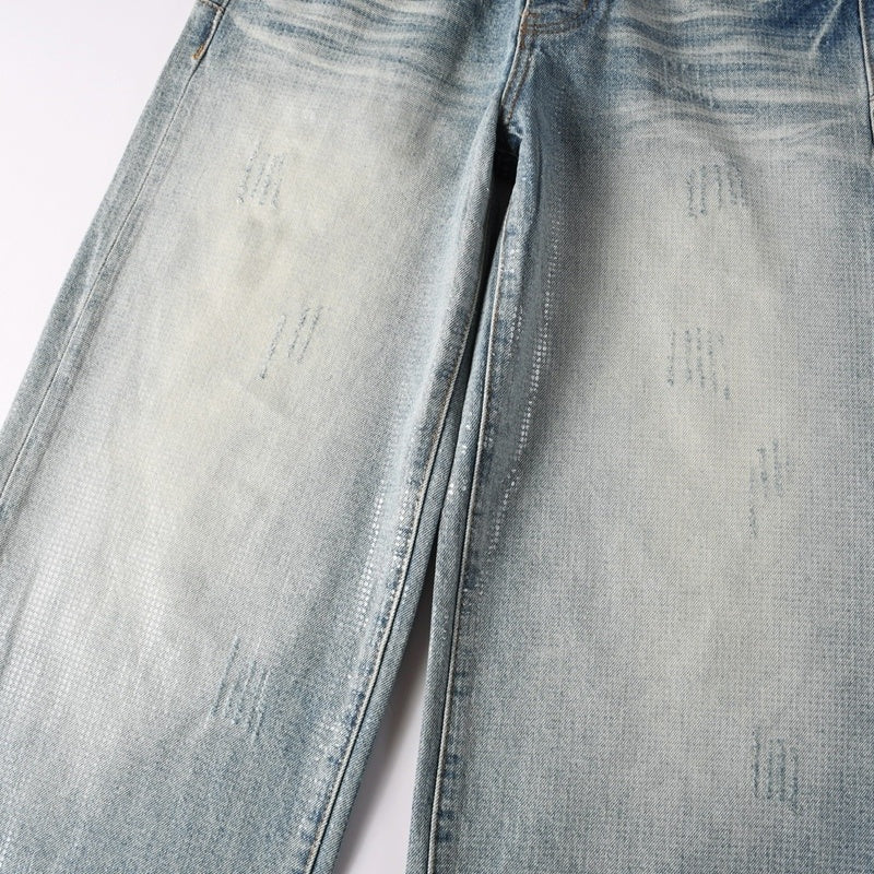 Purple brand Jeans High-quality pure cotton streetwear trousers