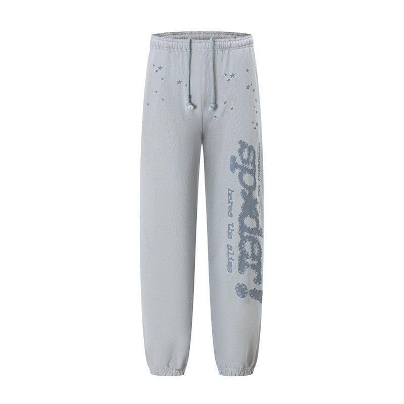 Spiderweb sweatpants High-quality pure cotton for autumn and winter Camouflage