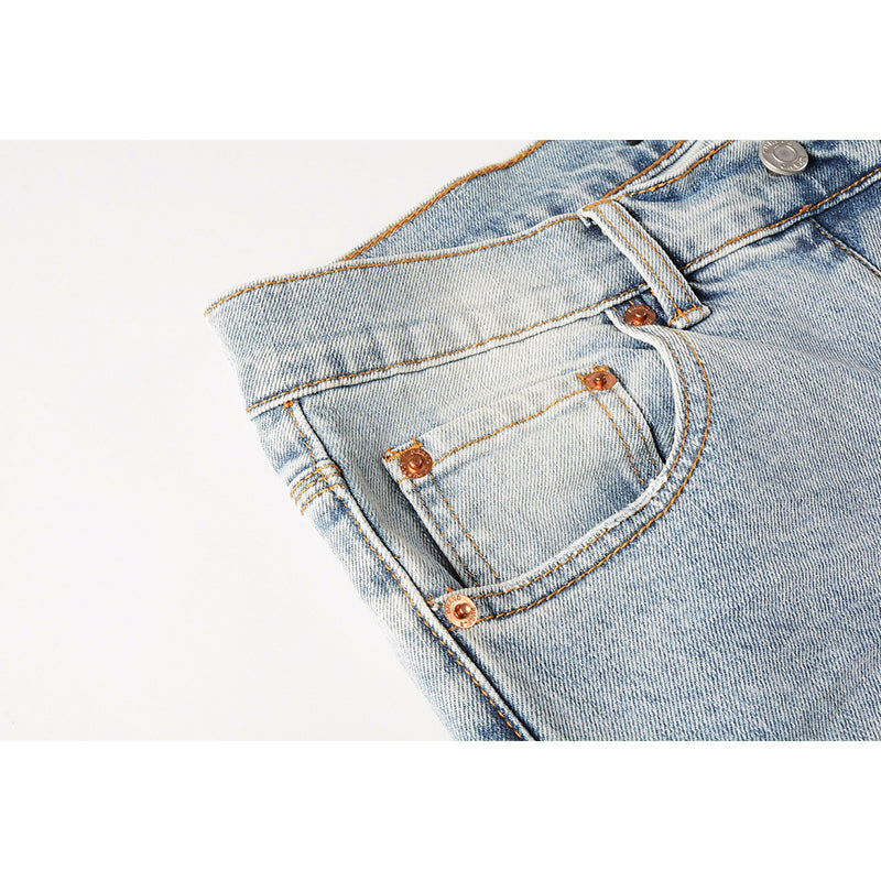 purple brand jeans Pure Cotton High Street Trend