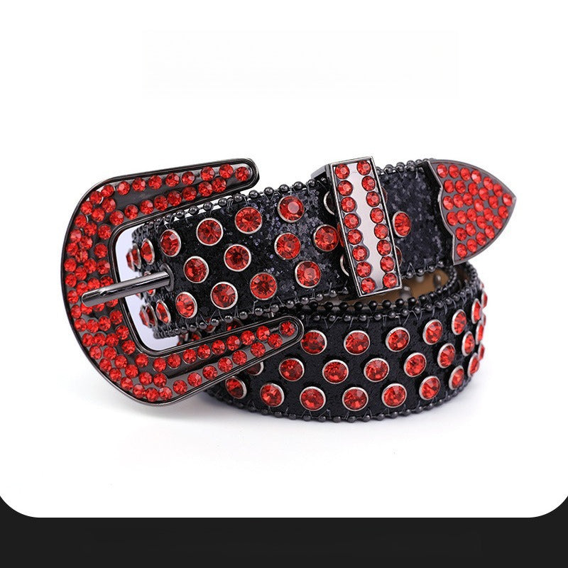 Hip-Hop Punk Rhinestone Belt