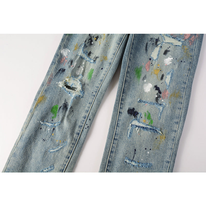 purple brand jeans Pure Cotton High Street Trend