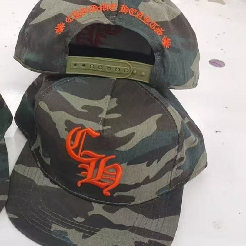 CH Logo Crowe Embroidered Fashion Hip Hop Sun Hat