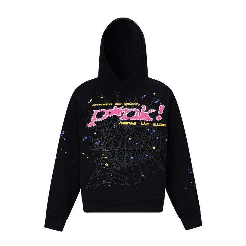Spiderweb hoodie High-quality pure cotton for autumn and winter