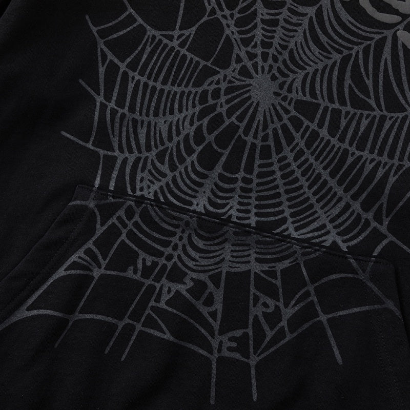 Spiderweb hoodie High-quality pure cotton for autumn and winter