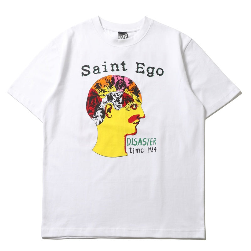 Mens T-shirt Fun brain print