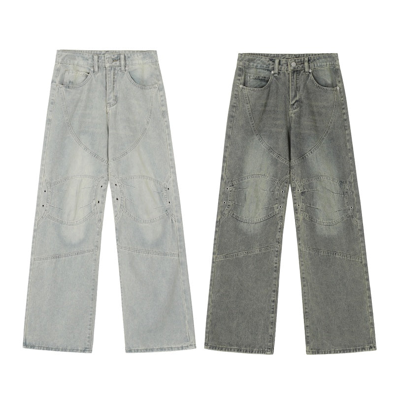 American-style streetwear harem pants Relaxed straight loose streetwear cut