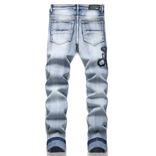 AMIRI Jeans High-quality distressed pure cotton