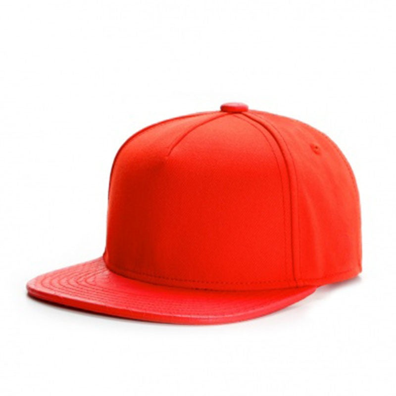 Trendy flat brimmed snapback hatspure blank blank light board