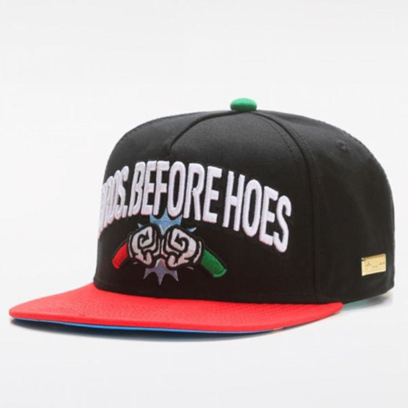 Trendy flat brimmed snapback hats