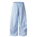 American-style streetwear harem pants Elastic Waist Striped Baggy Pants