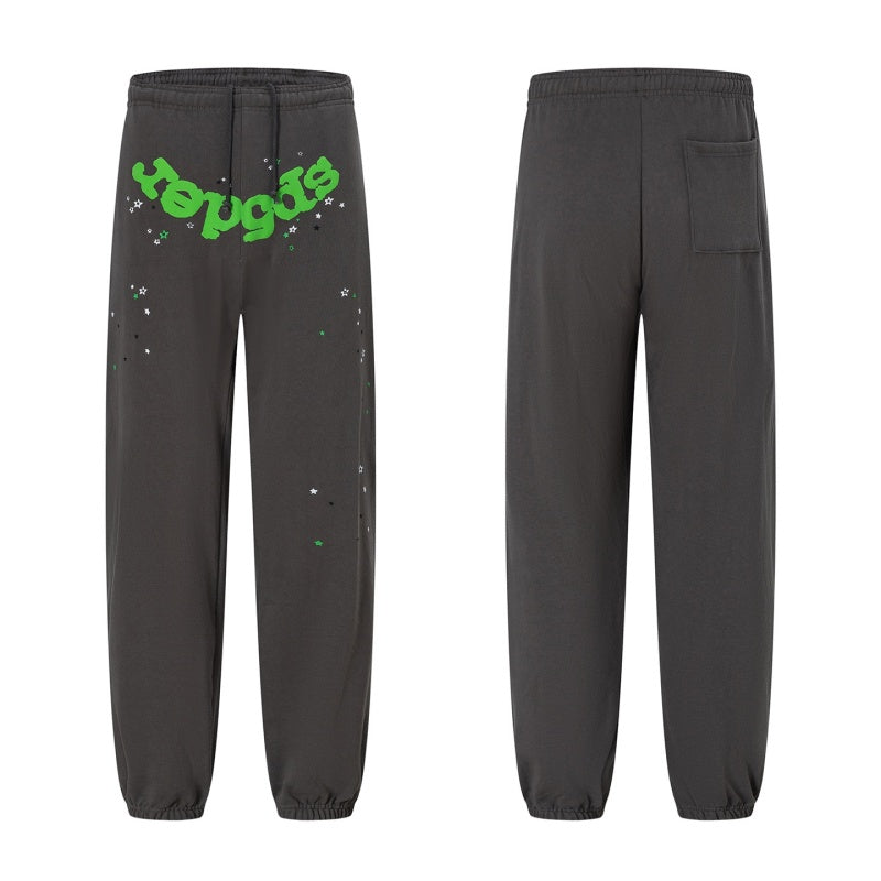 Spiderweb sweatpants High-quality pure cotton for autumn and winter Camouflage