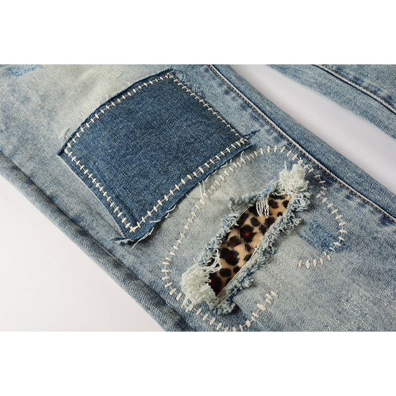 purple brand jeans Pure Cotton High Street Trend