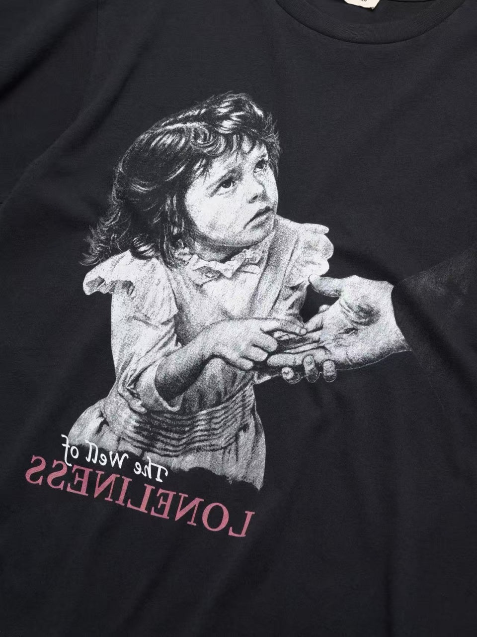 Vintage style washed summer wear T shirt